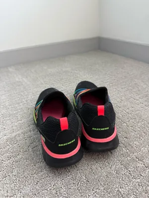 Skechers Synergy Loving Life Black Rainbow Memory Foam Sneakers Womens 6 thumbnail 3