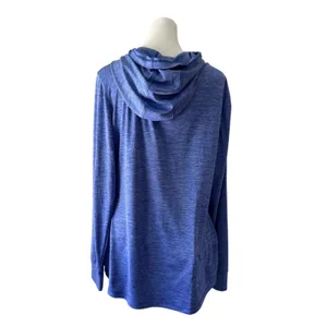 Old Navy Blue Hooded Lightweight Pullover Sweatshirt thumbnail 6