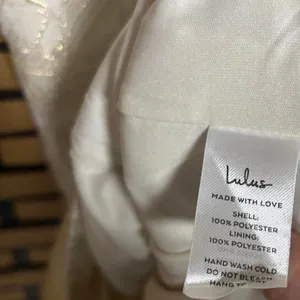 Lulus Shine for Us Cream Metallic Tropical Jacquard Mini‎ Dress Size XS thumbnail 8