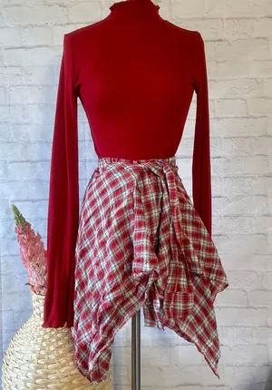 Free People Mock Neck Top thumbnail 1