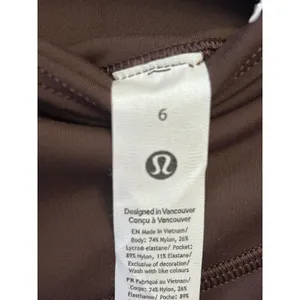 Lululemon Wunder Under SmoothCover High-Rise Tight 25" Size 6 Espresso NWT thumbnail 11