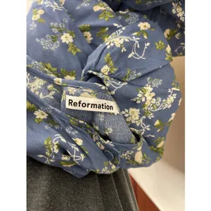 Reformation Lisse Dress in Blue Avery‎ Floral Sz 8 thumbnail 10