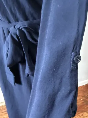 Splendid Belted Mini Navy Dress thumbnail 7