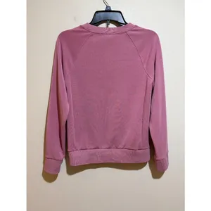 Athleta Size XXS Seasoft Scoop-Neck Sweatshirt Antique Rose Pink thumbnail 7