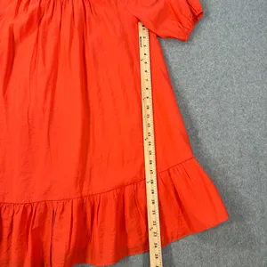 Ann Taylor Tie Back Flounce Shift Dress Women's Petite Small Short Sleeve New thumbnail 4