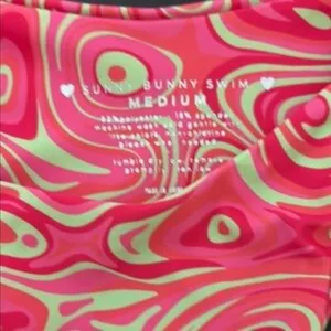 Sunny Bunny Swim Catherine Bottom in Watermelon Sugar Sz M NWOT thumbnail 11