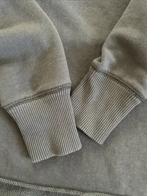 Aerie crew olive green comfy casual boxy light sweatshirt XS oversized thumbnail 4