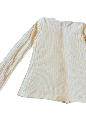 Brandy Melville Buttery Yellow Button-Down Cardigan Sweater Top Shirt One SIze thumbnail 11