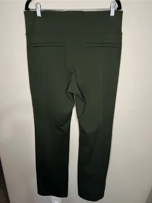 Athleta Delancey Straight Leg High Rise Tall‎ Aspen Green Pull-On Athletic Pants thumbnail 5