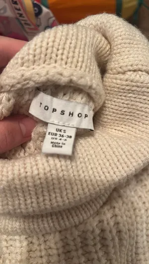 Topshop Sweater Knit Oversized Chunky Pullover thumbnail 3
