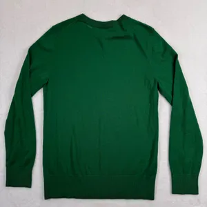 Trina Turk Womens Green‎ 100% Merino Wool Heart Graphic Pullover Sweater Small thumbnail 7