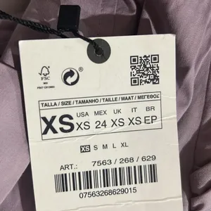 NWT Zara‎ Voluminous Cropped Poplin Shirt thumbnail 7