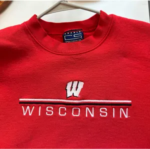 Wisconsin Crewneck Red Size XL thumbnail 4