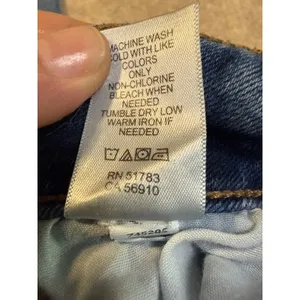 Maurices M. Jeans High Rise Skinny Distressed Button Fly Blue Denim 29x28.5 thumbnail 11