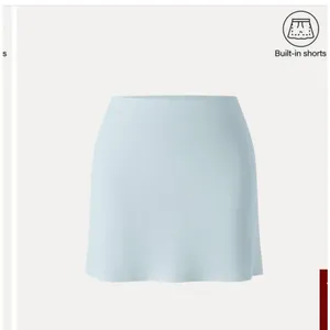 Brand New OGL Women's Size Small Stretch Cotton Pointelle Mini Skirt Light Blue thumbnail 5
