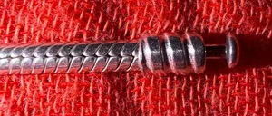 Pandora snake chain charm bracelet thumbnail 1