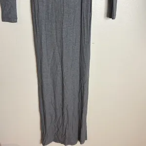SKIMS Soft‎ Lounge Long Ribbed Long Sleeve Maxi Dress Heather Gray Size XS thumbnail 8