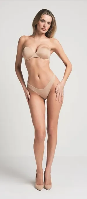 SKIMS ULTIMATE COLLECTION PUSH UP STRAPLESS BRA. COLOR CLAY Size‎ 40D NWT thumbnail 1