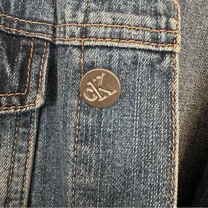Vintage Women’s Blue Jean Calvin Klein Jacket thumbnail 3