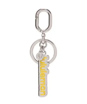 Lululemon Metal Keychain Lululemon Lemonlush / Silver thumbnail 4