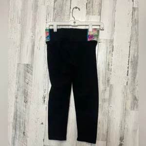 PINK Yoga Victoria’s Secret Cropped Leggings XS Black Workout Pants High Rise At thumbnail 3