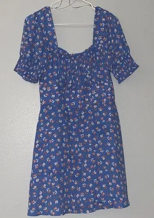 <<HP!!>> ruched bust floral dress Size M thumbnail 1