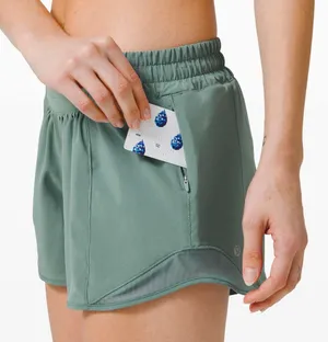 Lululemon Tidewater Teal Hotty Hot 4" Shorts 2 thumbnail 6