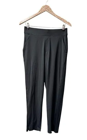 Athleta Brooklyn Ankle Pants Pull On Trousers Black 6 thumbnail 2