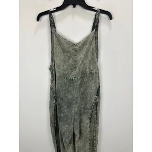 Free People Movement Split Rock Jumpsuit Grunge Boho Square Neck Backless Small thumbnail 9