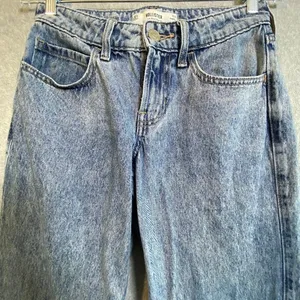 Hollister Low-Rise Baggy Jeans Women 000R W23 Blue Acid Wash Denim Y2K 90s EUC thumbnail 3