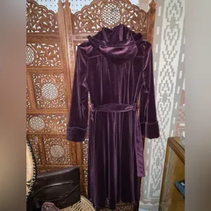 Authentic Vintage Purple Velvet Jacket Size XS thumbnail 3