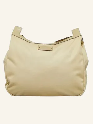 Gucci Sherry Line Beige Tan Canvas Crossbody Shoulder Bag Adjustable Strap thumbnail 3