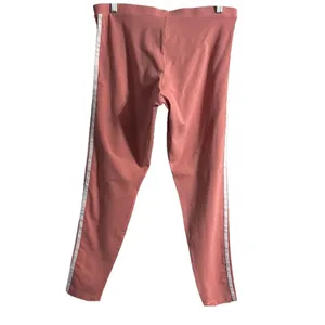 Adidas Pink High-Waist Leggings with Side Stripes thumbnail 7