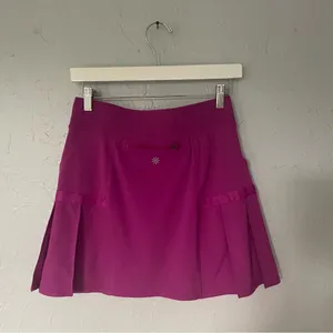 Athleta Magenta Mini Athletic Skort Tennis Pickleball Squash Golf sz XS thumbnail 2