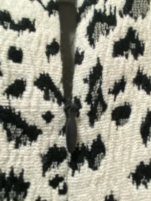 Loft Mock Neck Sleeveless Midi Snow Leopard/Cheetah Print Size 6 Dress thumbnail 6