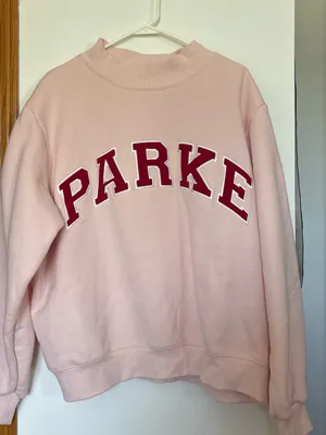 PARKE valentine’s day Pink Crewneck Sweater - Soft Pullover thumbnail 1