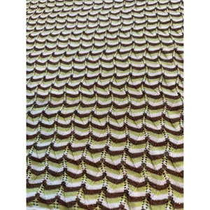 Cider‎ Women Green Brown Chevron Crochet Knit Maxi Skirt Retro Boho Small thumbnail 3