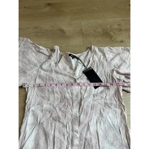 NWT Dear John flutter sleeve button up short sleeve grapefruit mella boho sz XS thumbnail 7