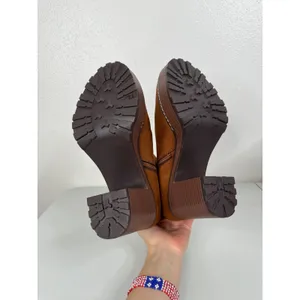 Torrid Brown Chunky Heel Platform Ankle‎ Boots Size 9.5 Wide thumbnail 6