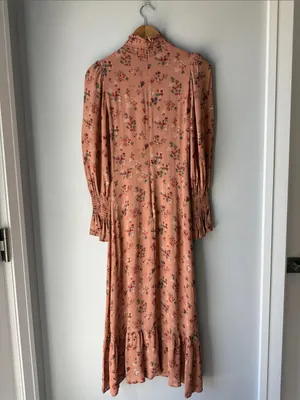 Reformation Galena Floral Fall Girl Chic Dress thumbnail 3