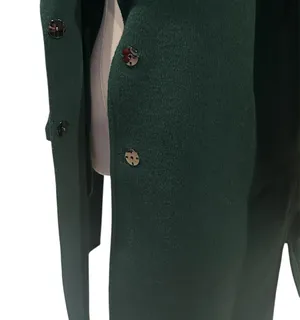Belle & Bloom Ex-Boyfriend Wool Blend Oversized Jacket Dark Green thumbnail 5