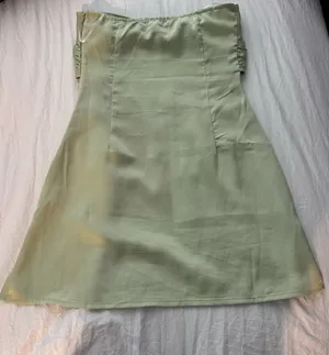 Princess Polly Mini Dress Green Sage thumbnail 2
