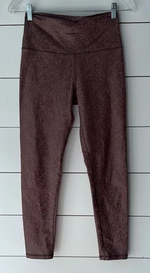 Aerie Brown Leggings with Tapered Design Sz M thumbnail 1