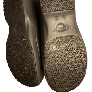 Crocs women's On The Clock slip on clog work shoes black size 10 thumbnail 4