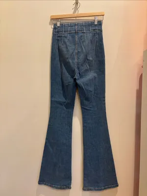 Free People Flare Jeans Jayde Bellbottoms Boho 70s Size 28 thumbnail 4
