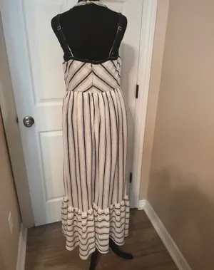 Striped maxi summer sundress Multiple Size M thumbnail 4