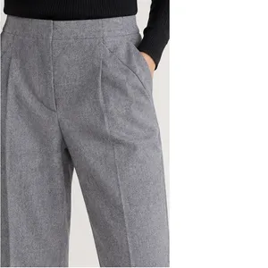 Aritzia Wilfred Chambery Trouser Wool Cropped Dress Pants Pockets Size 0 thumbnail 9