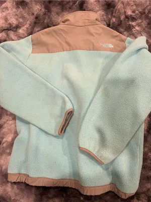 The North Face Aqua & Tan women’s Fleece Jacket thumbnail 2
