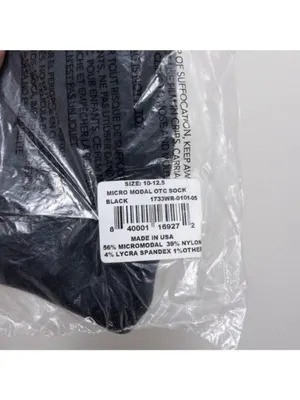 NIB Tommie Copper Micro Modal Over The Knee Compression Sock L Black thumbnail 5