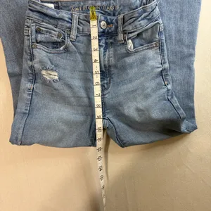 American Eagle Outfitters Light Blue Flare Jeans thumbnail 6